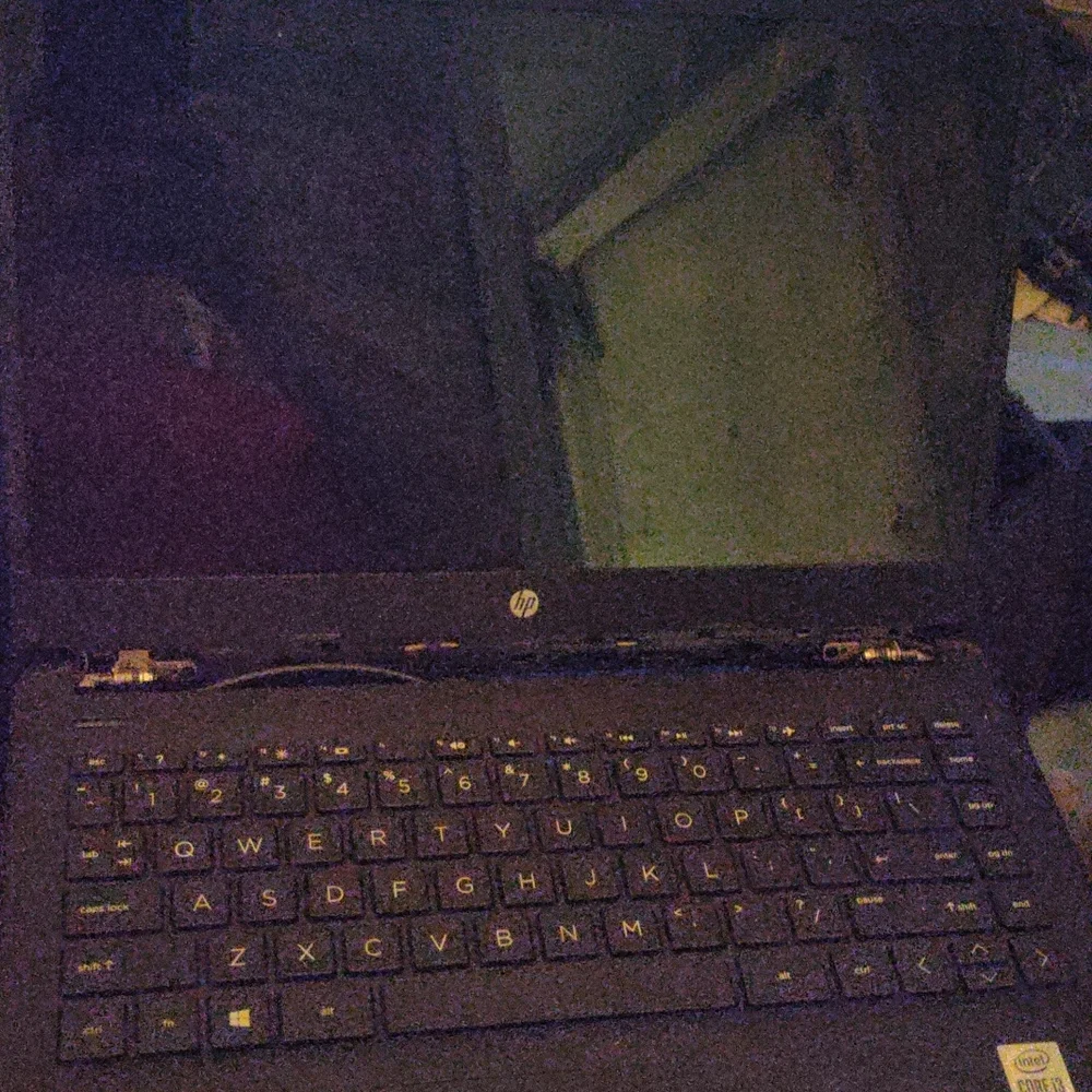 Hp laptop it's black